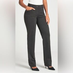 Quince Charcoal Ultra Stretch Straight Leg